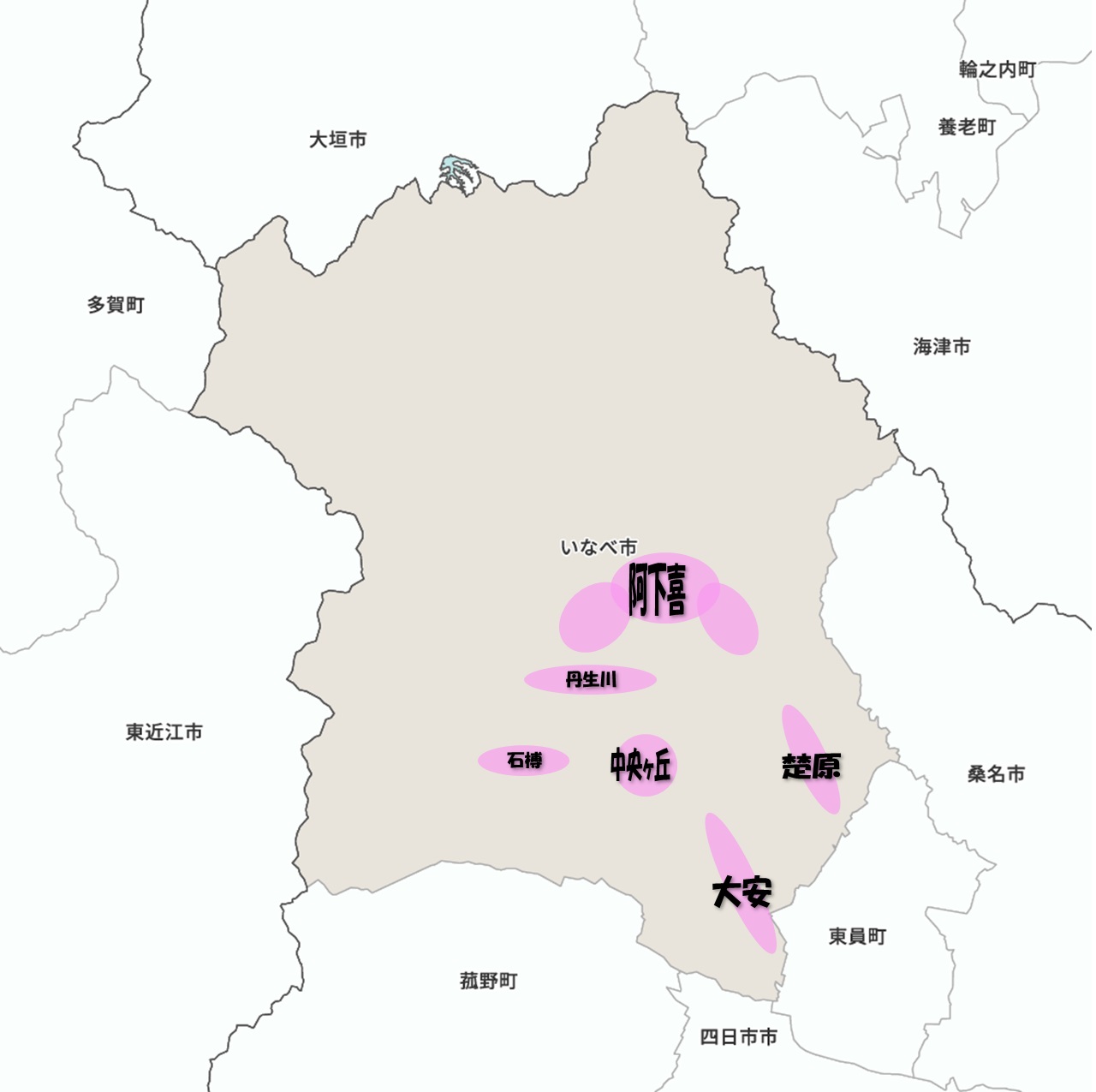 員弁住宅密集